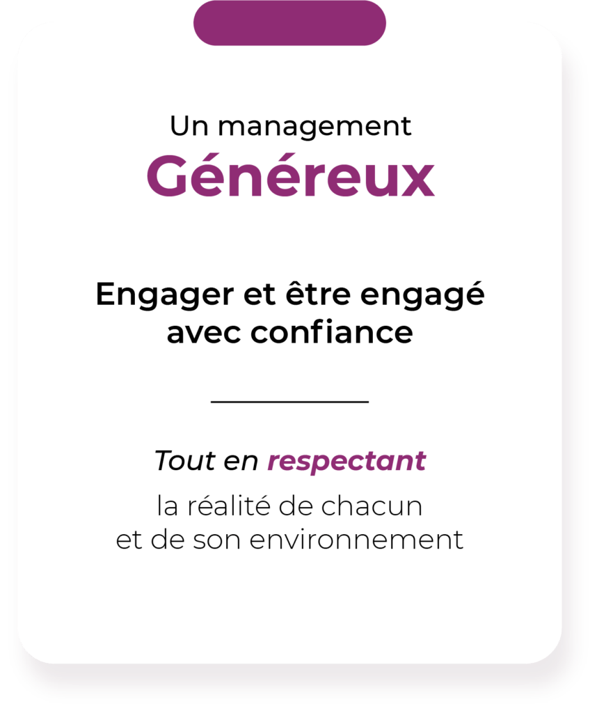 générosité managériale